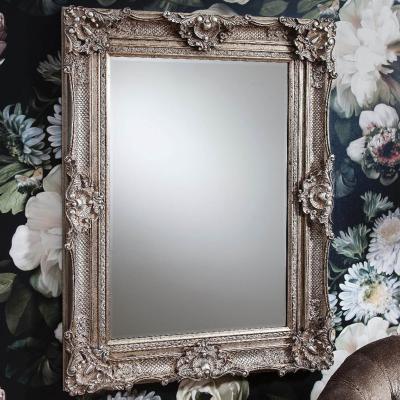 Dunelm Stretton Silver Effect 118x88cm Wall Mirror Silver Effect