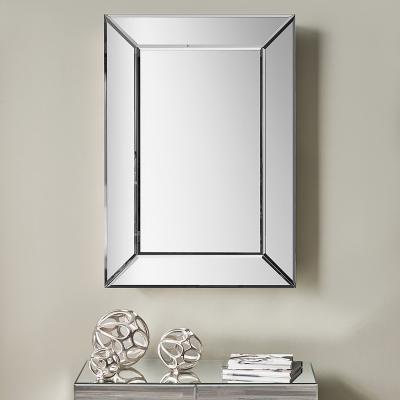 Dunelm Mirrored Glass Rectangular Wall Mirror, 70 x 100cm Silver