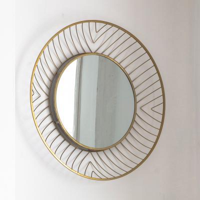 Dunelm Chloe Wall Mirror 80cm Gold Effect