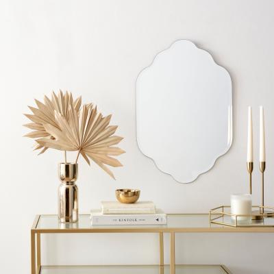 Dunelm Frameless Decorative Mirror 40x60cm Silver