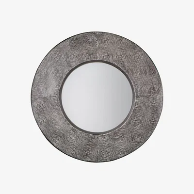 Dunelm Targa Round Mirror Grey
