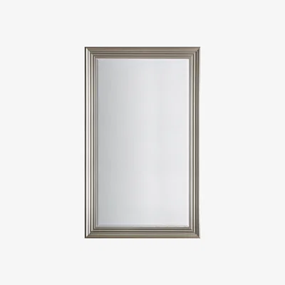 Dunelm Brenton Mirror 79 x 132cm Brushed Steel Brushed Steel