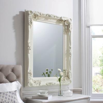 Dunelm Louis Cream 120x90cm Wall Mirror Cream