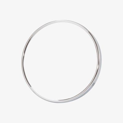 Dunelm Glass Suction Mirror Silver Effect