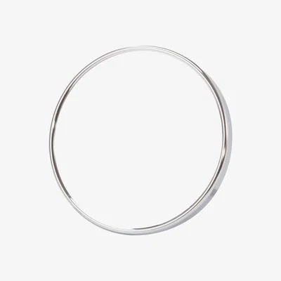 Dunelm Glass Suction Mirror Silver Effect