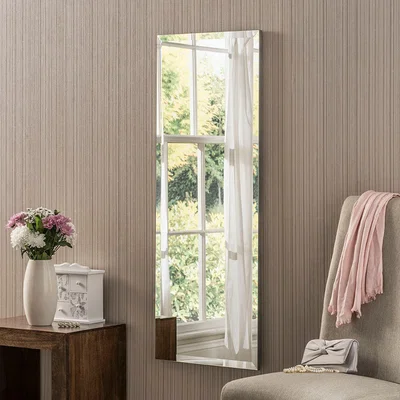 Dunelm Yearn  Rectangle Mirror 122x46cm Clear