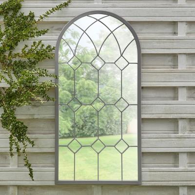 Dunelm Indoor Outdoor Florence Mirror 90cm x 45cm Grey
