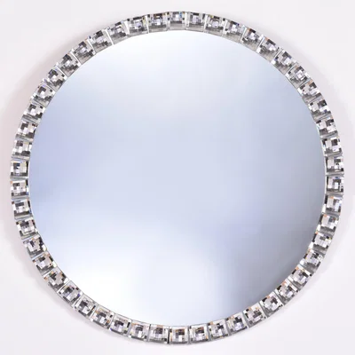 Dunelm Jewel Round Mirror Clear