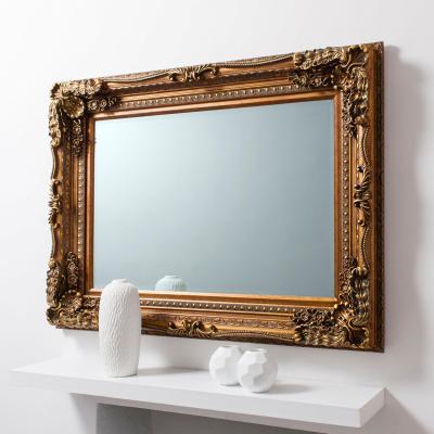 Dunelm Louis Gold Effect 120x90cm Wall Mirror Gold Effect
