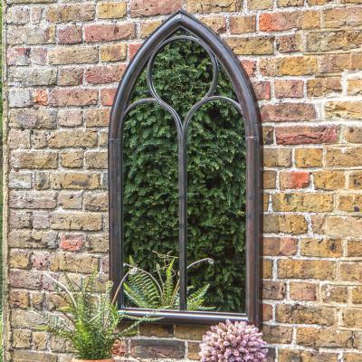 Dunelm Mya Outdoor Mirror Bronze