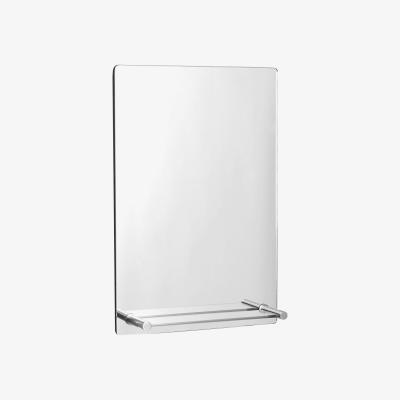 Dunelm Manhattan Mirror with Shelf Satin Nickel (Silver Effect)