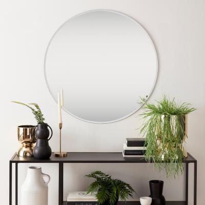 Dunelm Frameless Apartment Mirror 80cm Silver