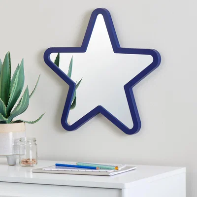 Dunelm Kids Star Mirror Navy