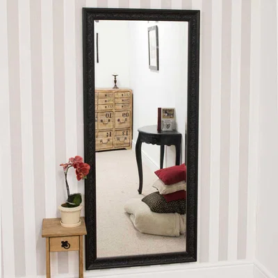 Dunelm Granby Wall Mirror Black
