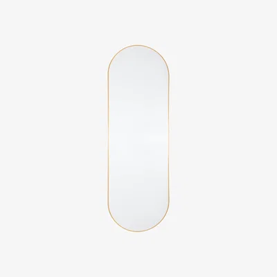 Dunelm Malton Oval Wall Mirror Gold