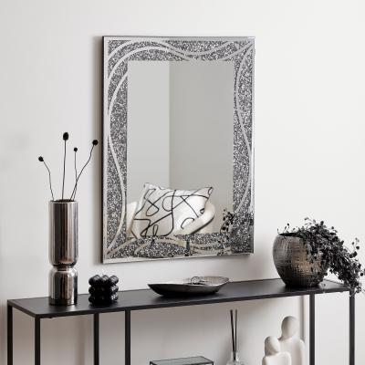 Dunelm Mirage Smoked Wall Mirror 80x60cm Smoke (Grey)