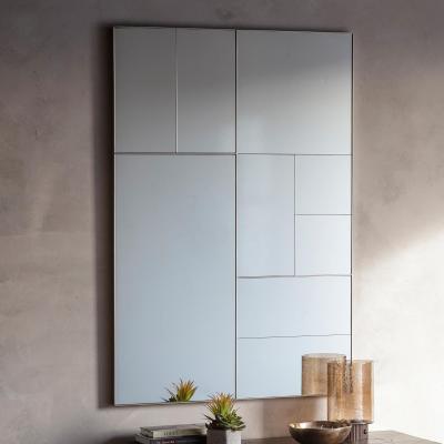 Dunelm Fulton Mirror  81 x 122cm Silver Silver