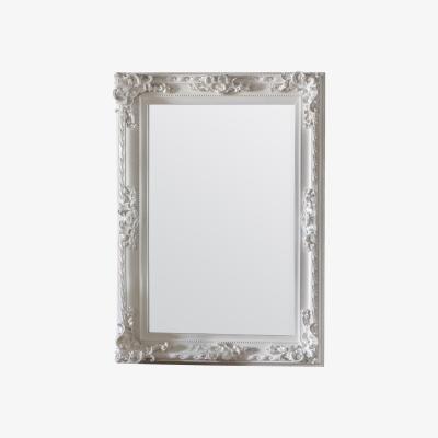 Dunelm Liberty Rectangle Mirror  114 x 83cm White White