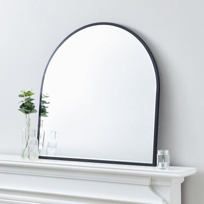 Dunelm Apartment Arch Wall Mirror 70x70cm Black Silver Effect