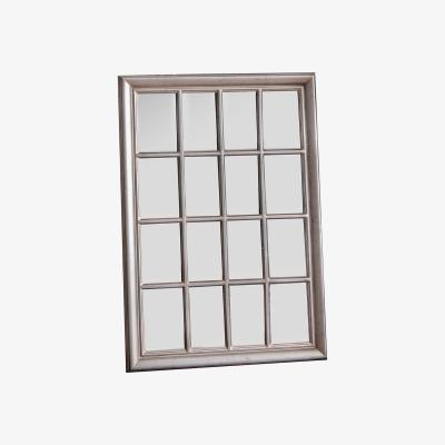 Dunelm Grove Mirror 106 x 76cm Antique Silver Silver
