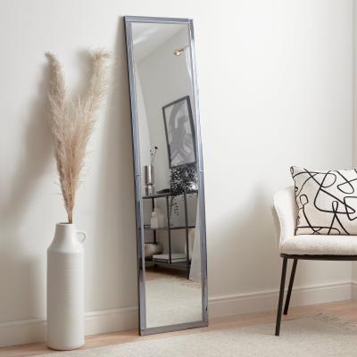 Dunelm Diamante Smoked Full Length Mirror 165x40cm Smoke (Grey)