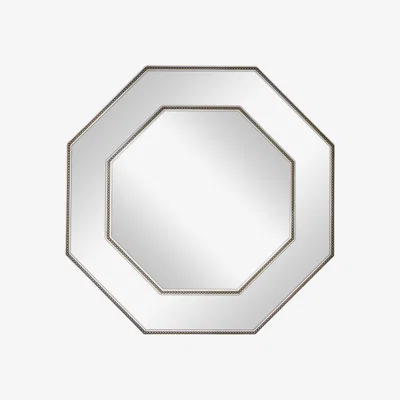 Dunelm Octagon Wall Mirror 61x61cm Silver Effect