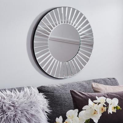 Dunelm Round Wall Mirror 65cm Clear
