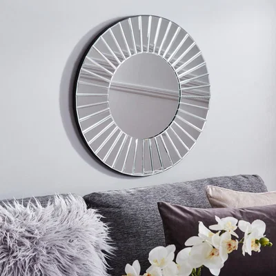 Dunelm Round Wall Mirror 65cm Clear