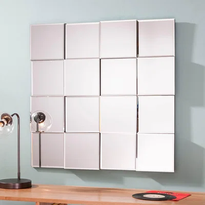 Dunelm Allenby 68x68cm Wall Mirror Clear