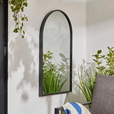 Dunelm Curved Mirror Black