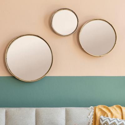 Dunelm Buxton Set of 3 Natural Mirrors Natural