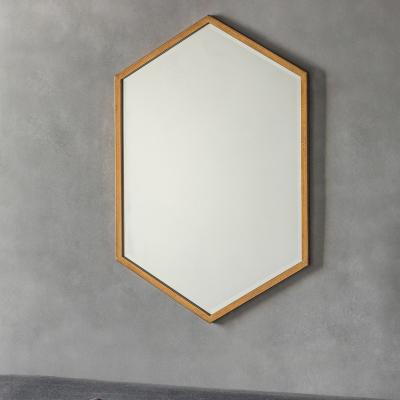 Dunelm Helston Wall Mirror Gold Effect