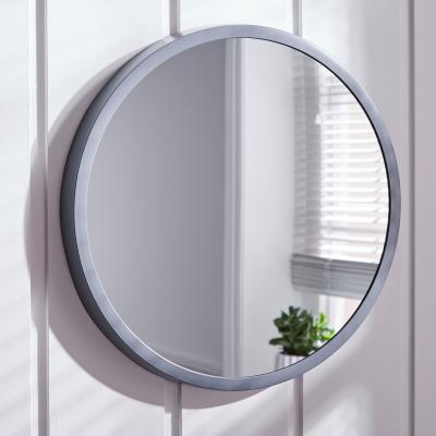 Dunelm Elements Round Wall Mirror 56cm Grey Grey