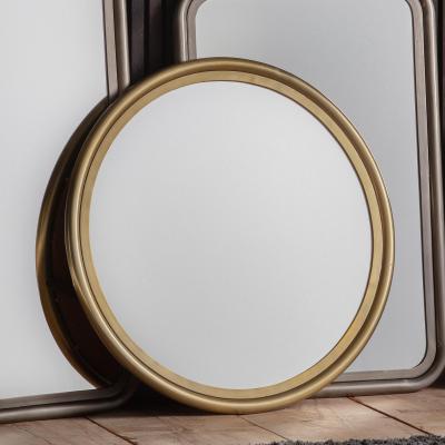 Dunelm Bellevue Round Mirror 76cm Brass Brass