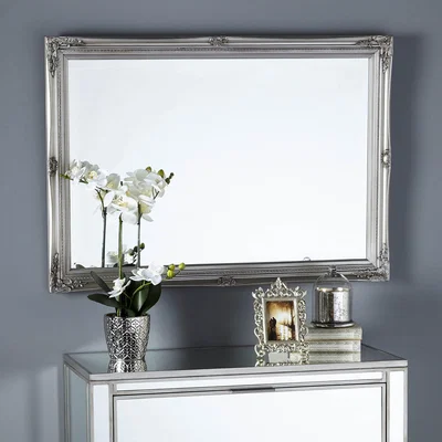 Dunelm Swept Mirror Silver Effect