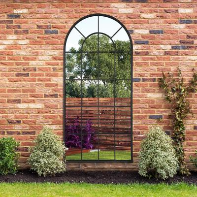 Dunelm Arcus Window Arched Window Indoor Outdoor Wall Mirror Gold