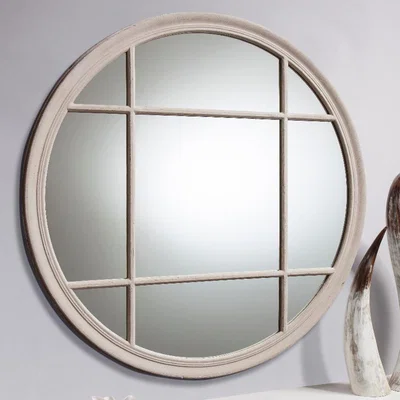 Dunelm Eccleston Window Wall Mirror Natural