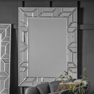 Dunelm Vera Mirror 89 x 118cm Silver