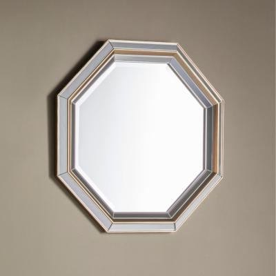 Dunelm Vogue Gold Effect 62x62cm Wall Mirror Gold Effect