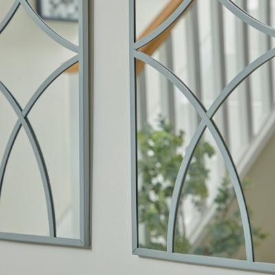 Dunelm Decorative Luxe Set of 3 Wall Mirrors 120cm x 30cm Grey