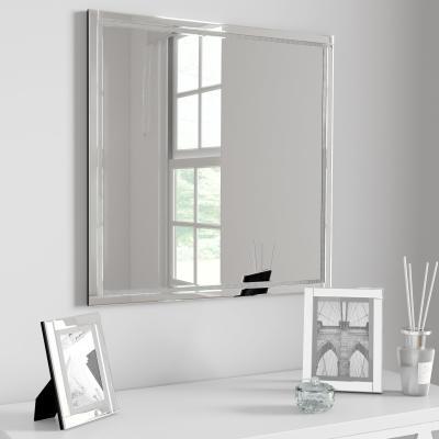 Dunelm Diamonte 60cm Wall Mirror Silver Effect