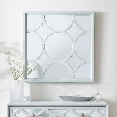 Dunelm Delphi Wall Mirror Grey