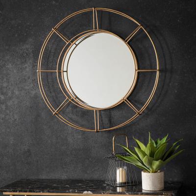 Dunelm Thorne Gold Effect 82cm Wall Mirror Gold Effect