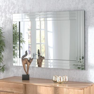 Dunelm Yearn Surround Mirror Black and Clear