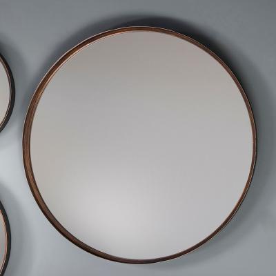 Dunelm Set of 2 Ruse Round Mirrors 61cm Bronze