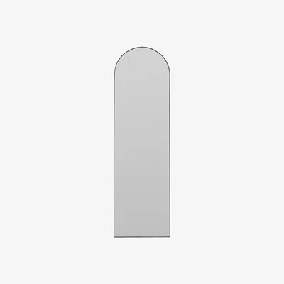 Dunelm Huntly Arch Mirror, 50x170cm Black