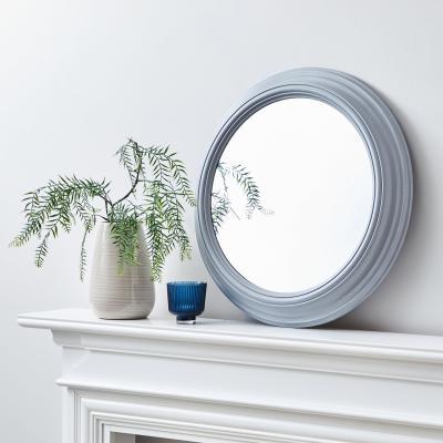 Dunelm Round Wall Mirror 59cm Grey Grey