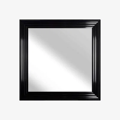 Furniture Village Square Black Framed Mirror