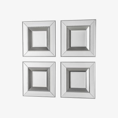 Furniture Village Madrid 4 Square Mirror Pack - Silver