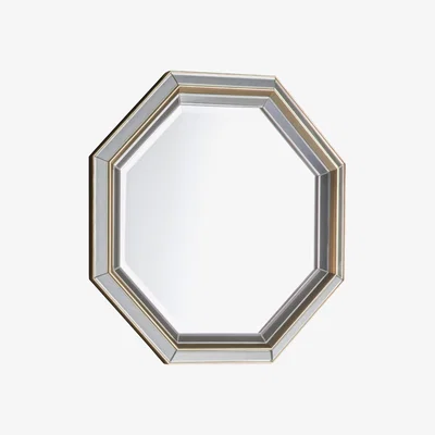 Furniture Village Cora Octagonal Mirror - Gold